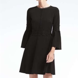 Banana Republic Bell Sleeve Fit & Flare Lace Dress
